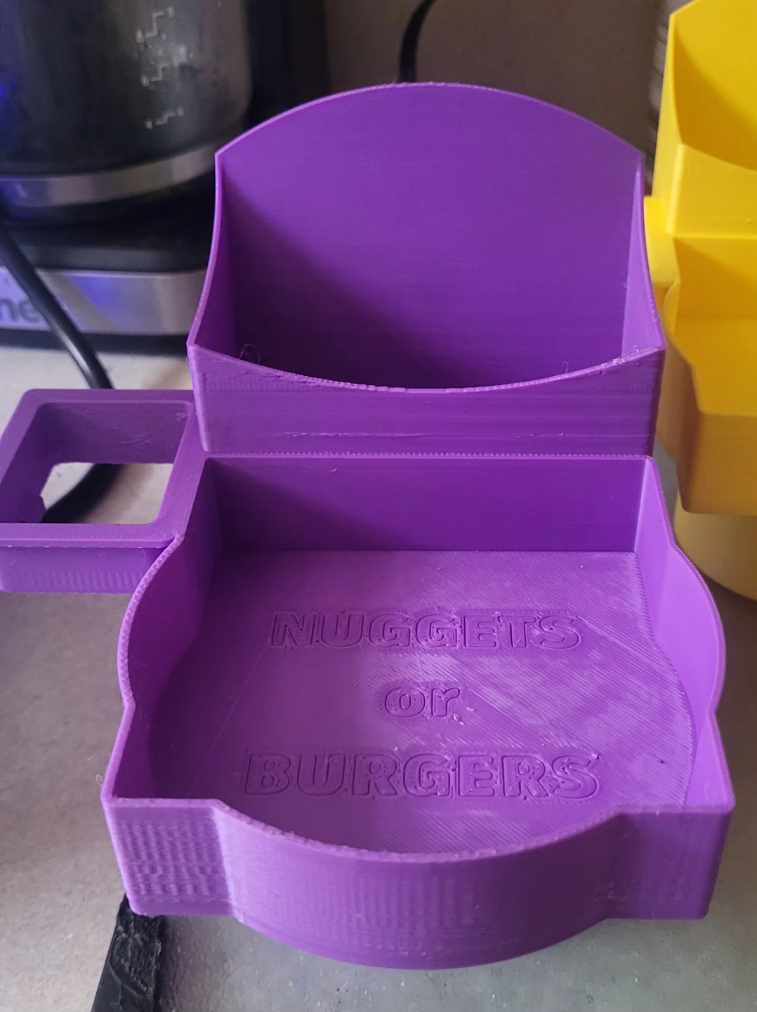 Burger chicken nuggets french fries holder - photo 3