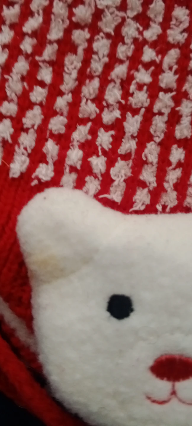 Red & White Bear Beanie Hat ,Poland - photo 3