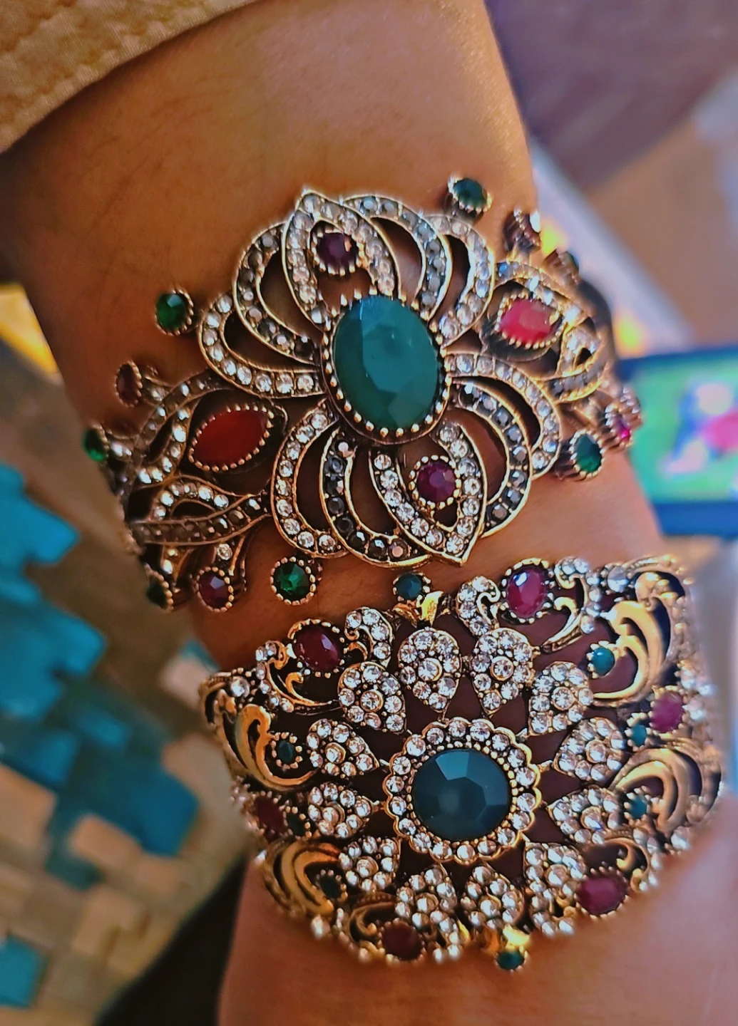 Turkish  Bracelet with Gemstones