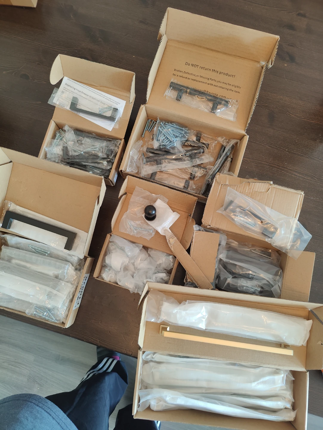 Assorted Cabinet Hardware - Handles and Knobs
