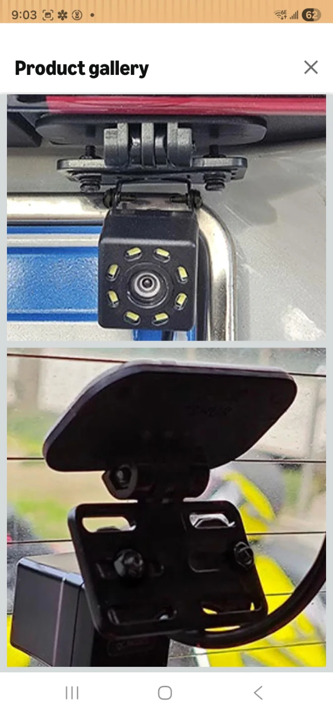 Universal Car Rear View Camera Mount Bracket