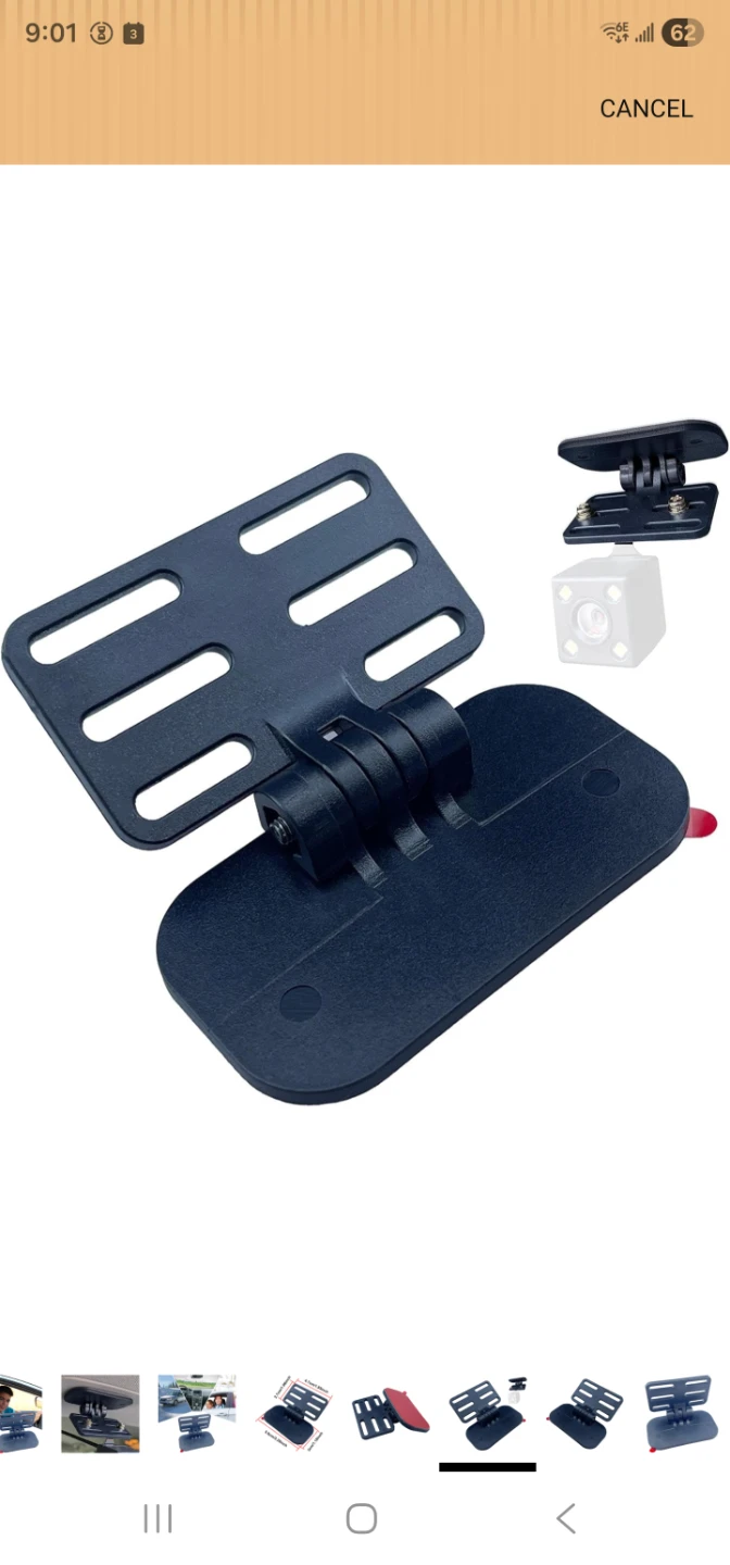 Universal Car Rear View Camera Mount Bracket - photo 3