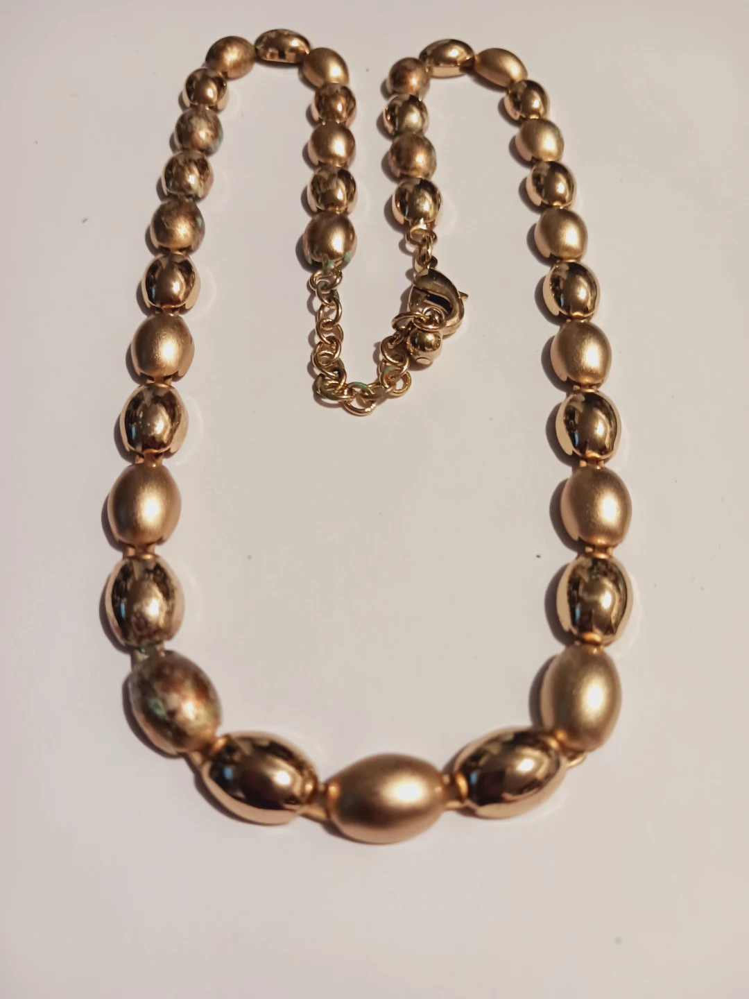 Gold Tone Beaded Necklace - photo 4