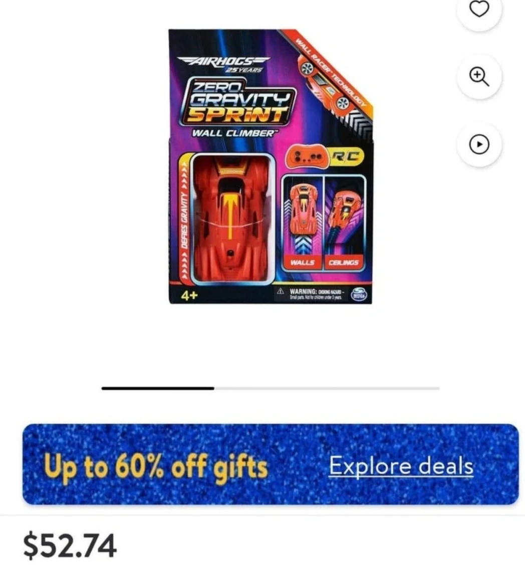 Air Hogs Zero Gravity Sprint Wall Climber RC Car - photo 2