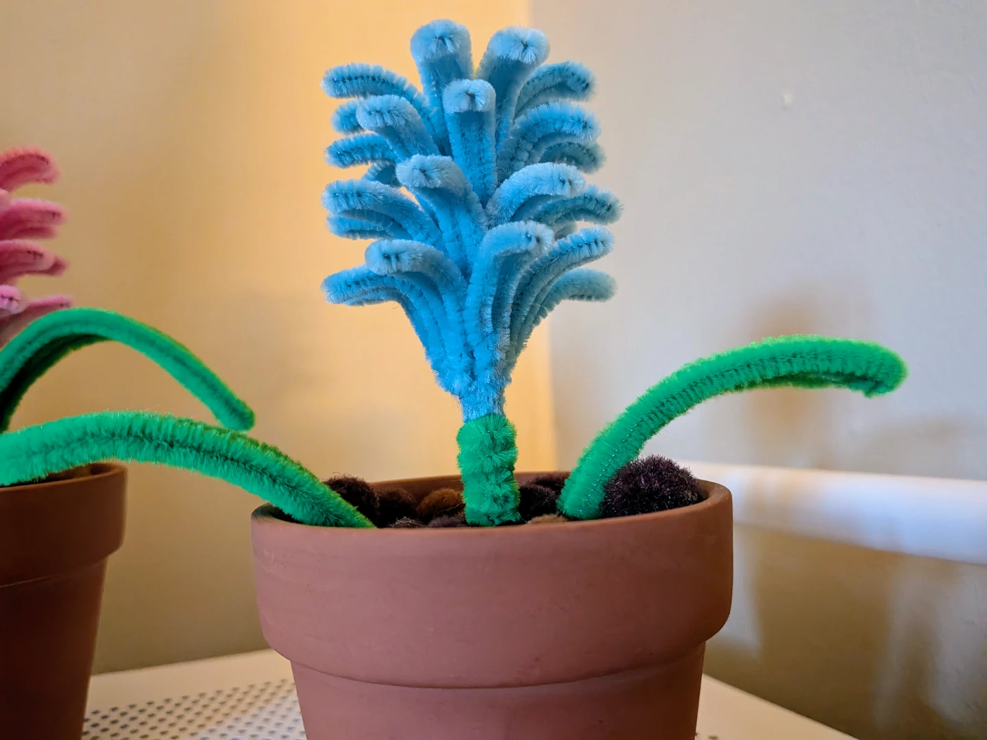 Crafted Pipe Cleaner Potted Flowers (3 Total) - photo 3