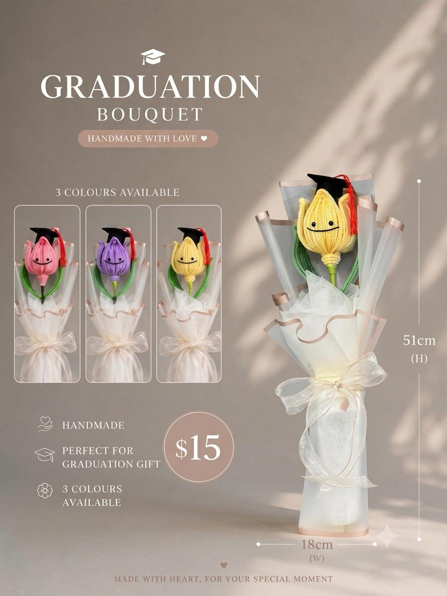 Handmade Graduation Bouquet