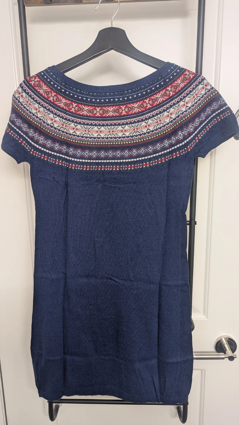 Springfield Women's Navy Knit Dress Size S - photo 2