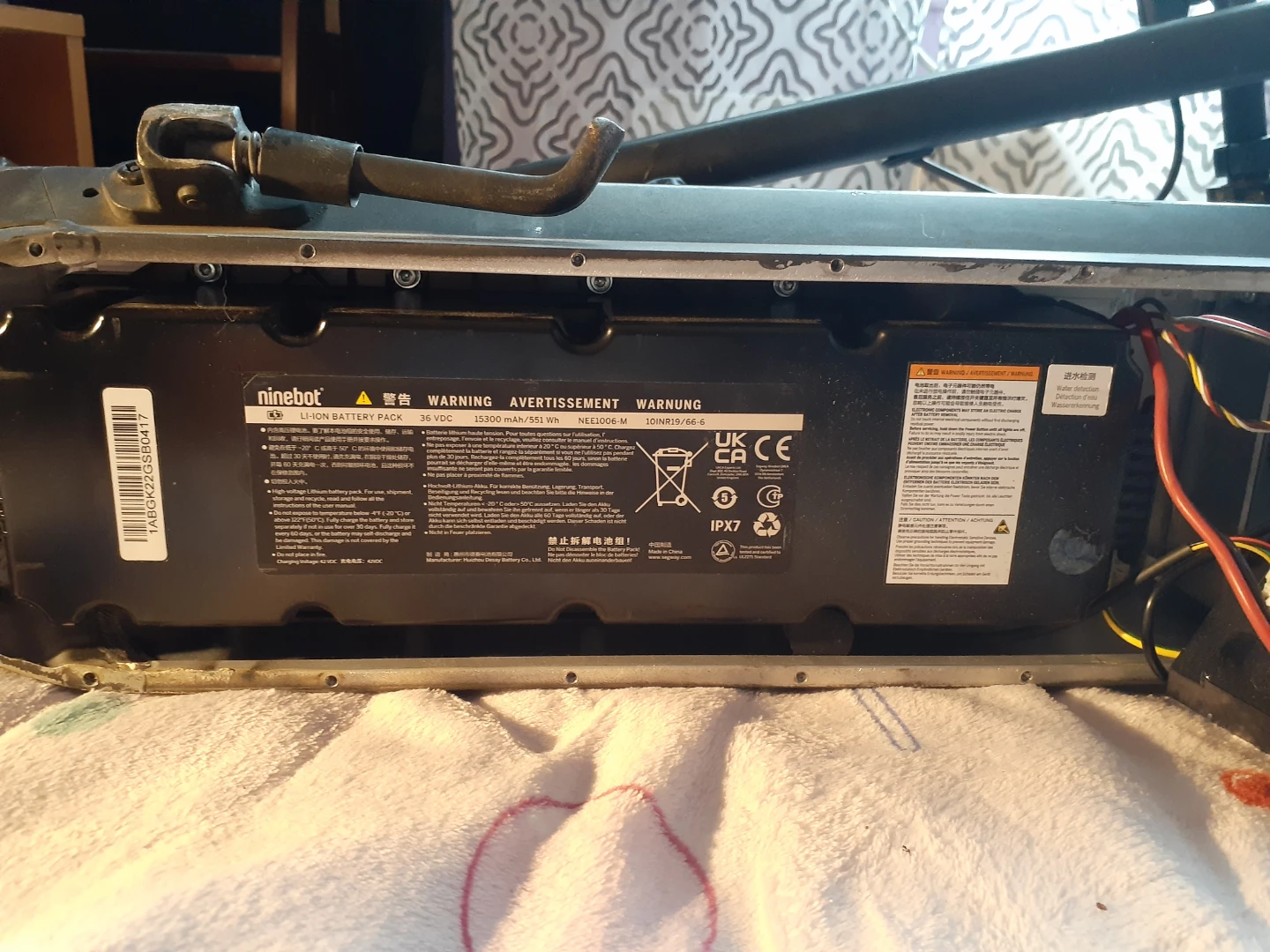 Ninebot MAX G30 Electric Scooter for parts.