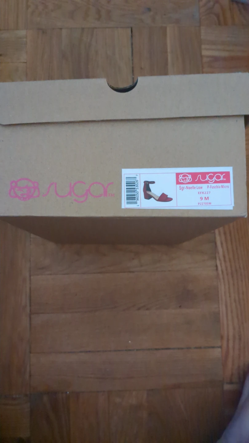 Sugar "Noelle Low" Fuchsia Micro Sandals - photo 5