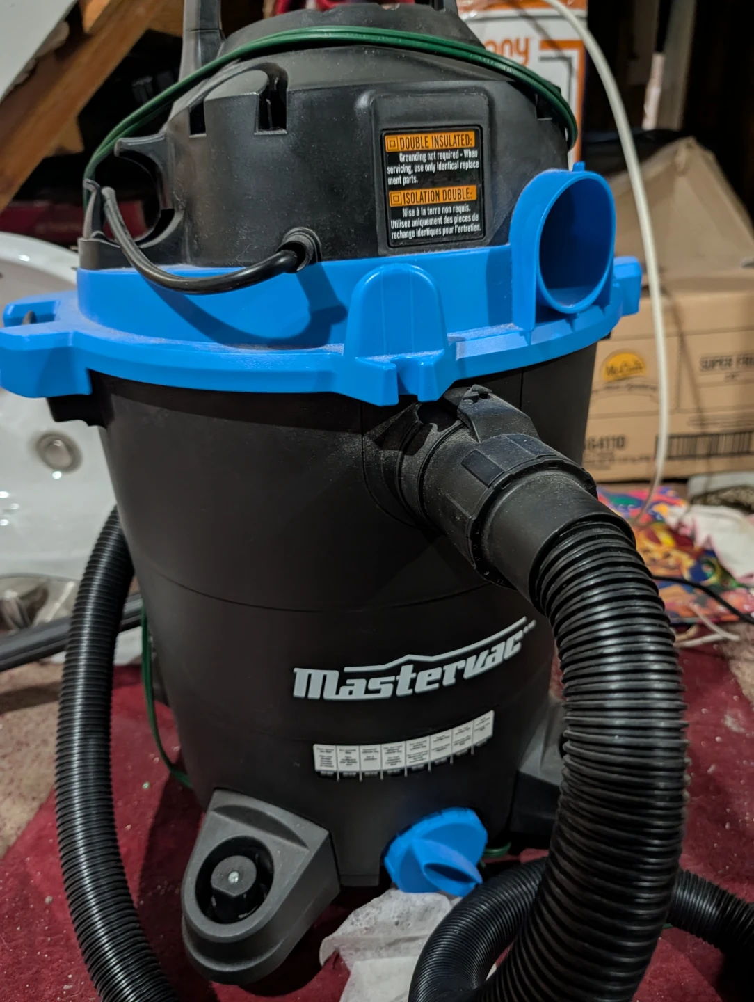 MasterVac Wet/Dry Vacuum