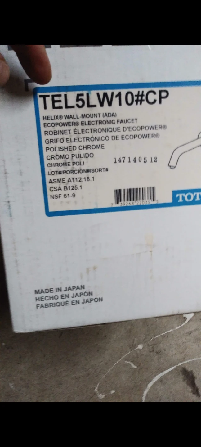 Free delivery TOTO EcoPower Electronic Faucet - photo 3