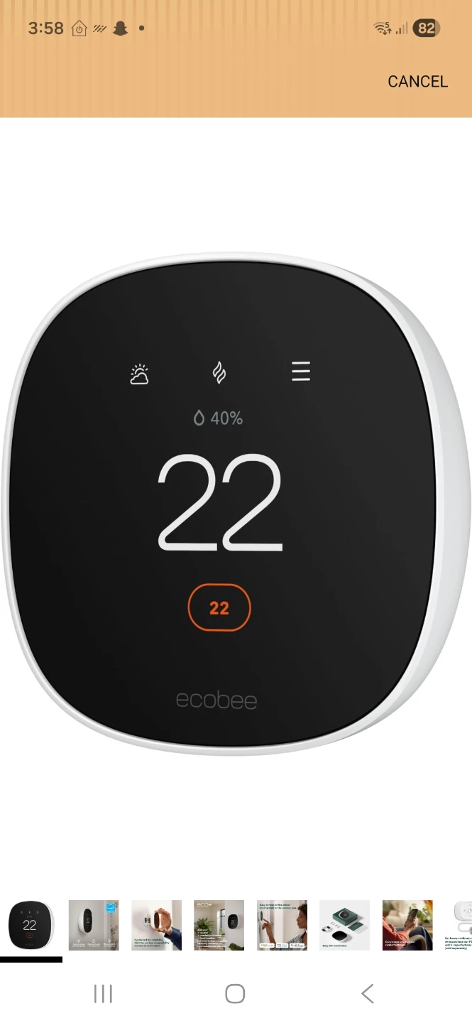 New ecobee Smart Thermostat Essential