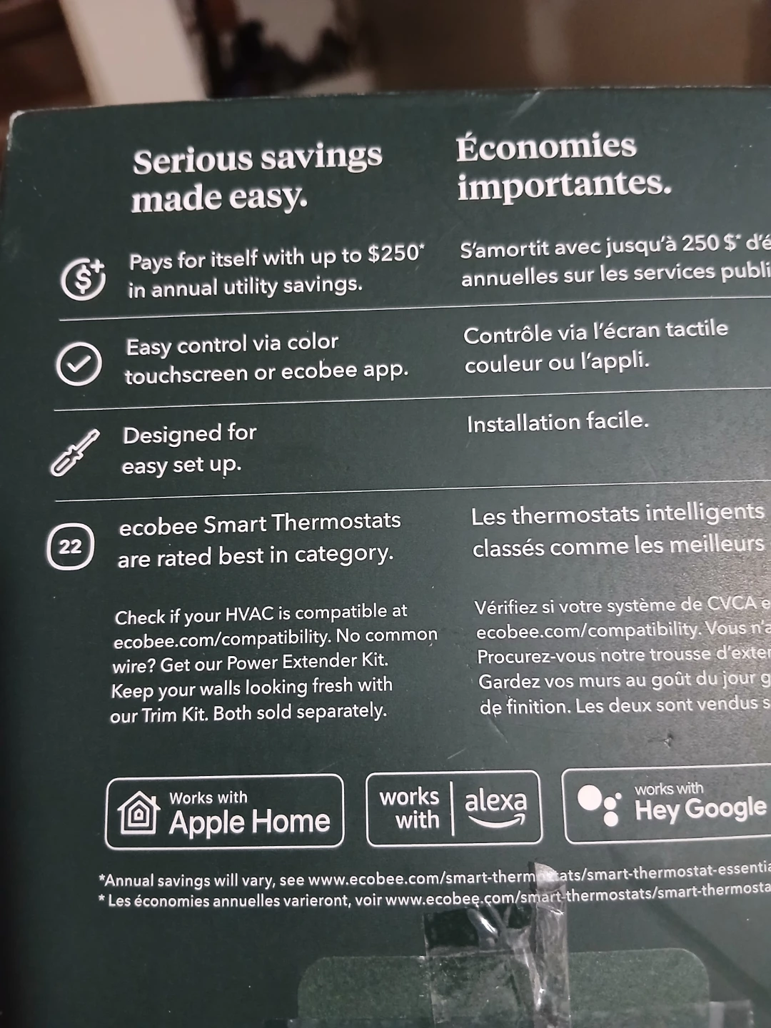 New ecobee Smart Thermostat Essential - photo 3