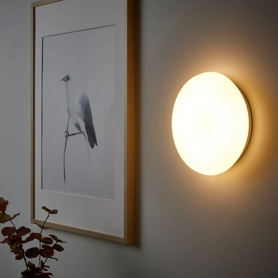 Ikea STOFTMOLN LED ceiling/wall lamp, dimmable, warm white - photo 2