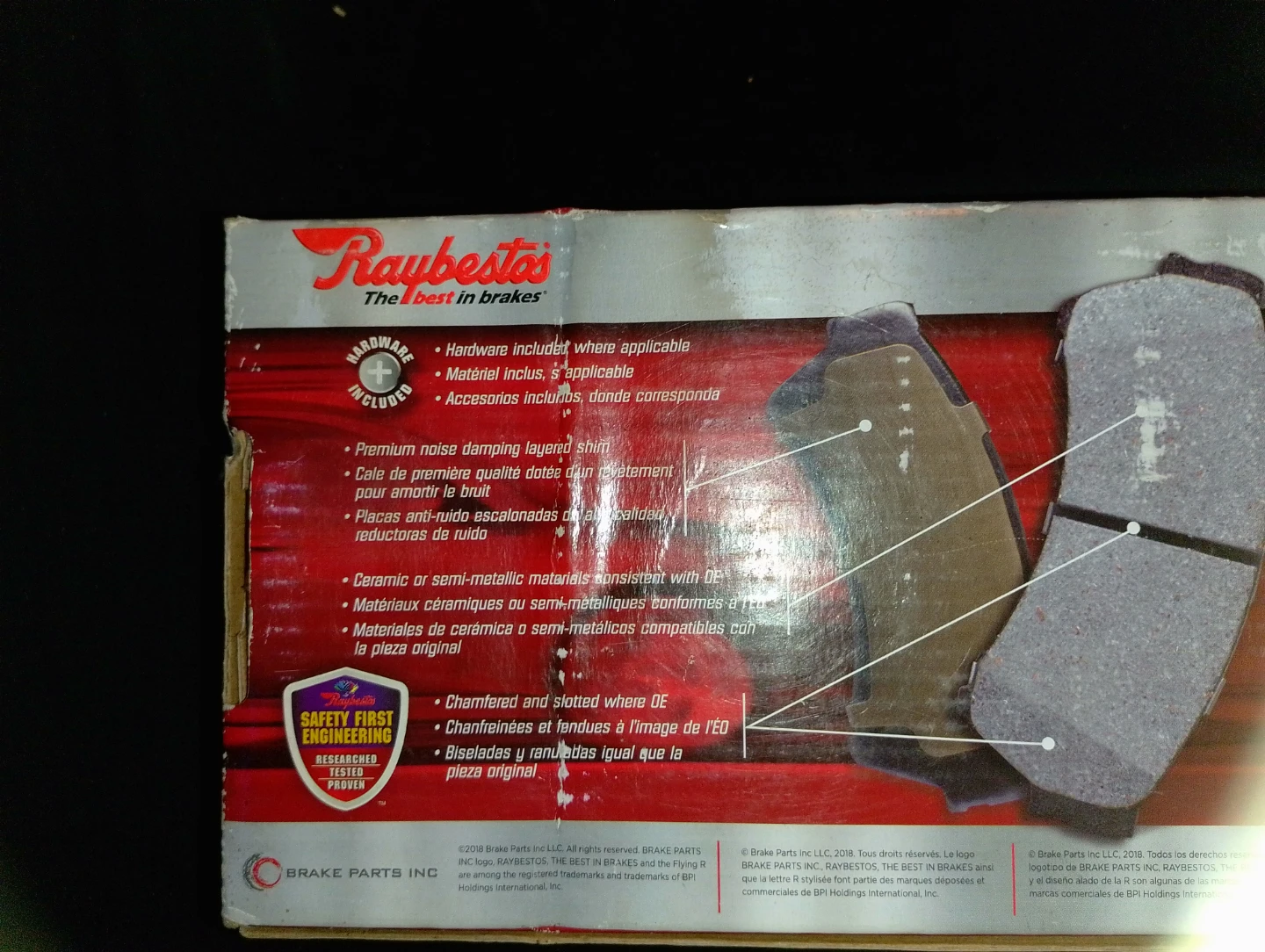 Raybestos MGD1073CH Disc Brake Pads with Hardware - photo 4