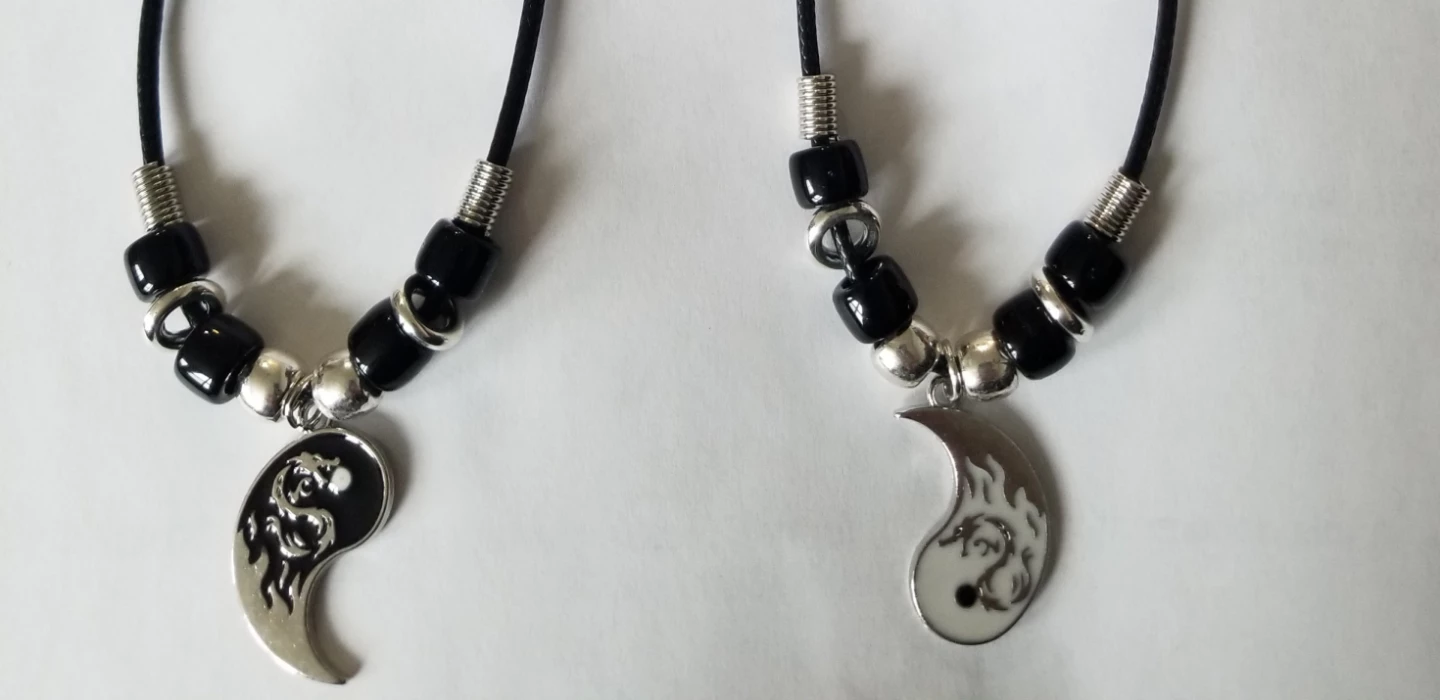Yin Yang Dragon Couple Necklaces - photo 2