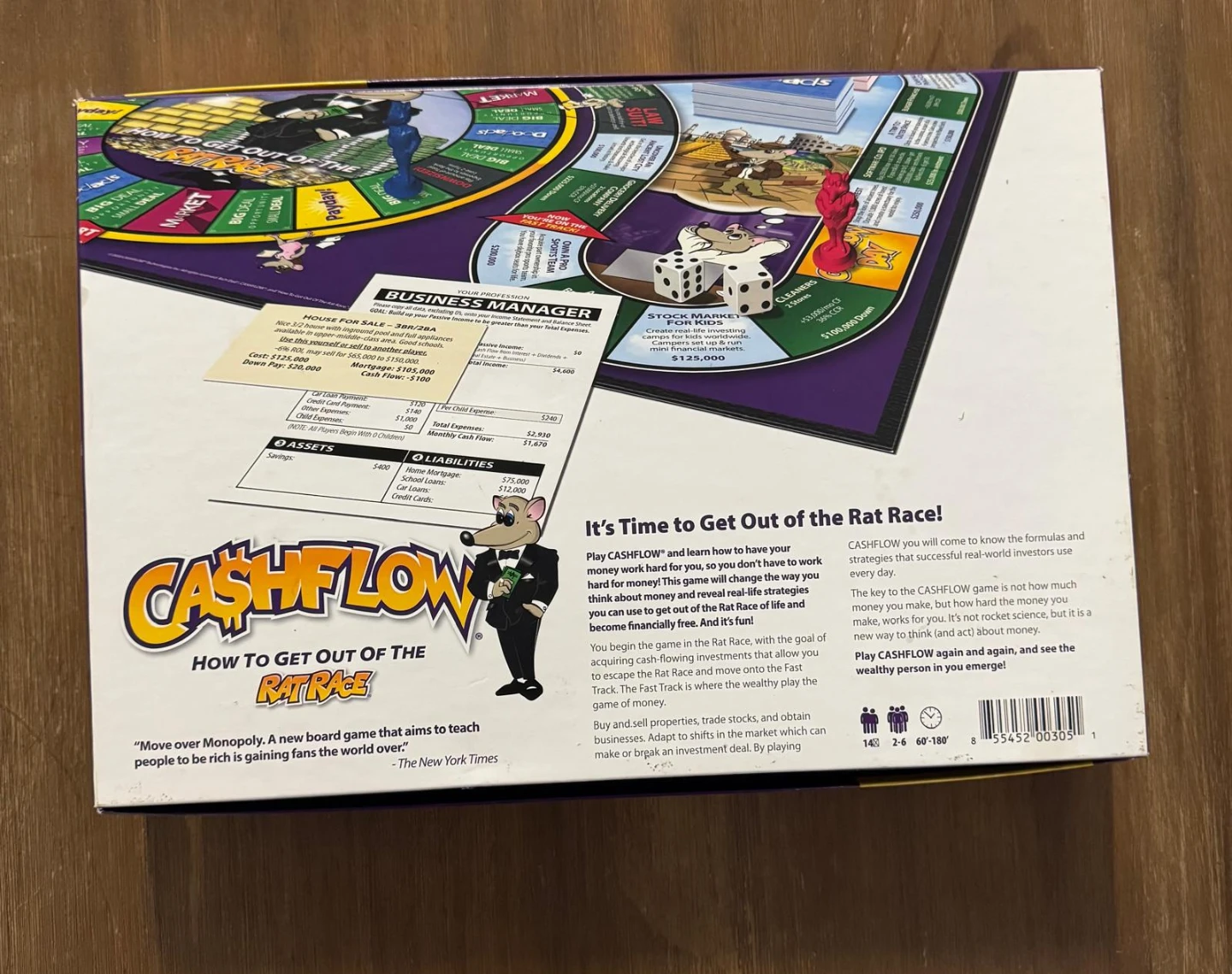 Rich Dad Cashflow How To Get Out Of The Rat Race Board Game - photo 2