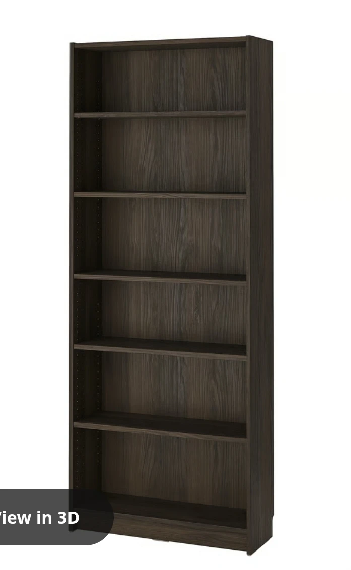 Dark Brown Ikea Billy  Bookcase - photo 3