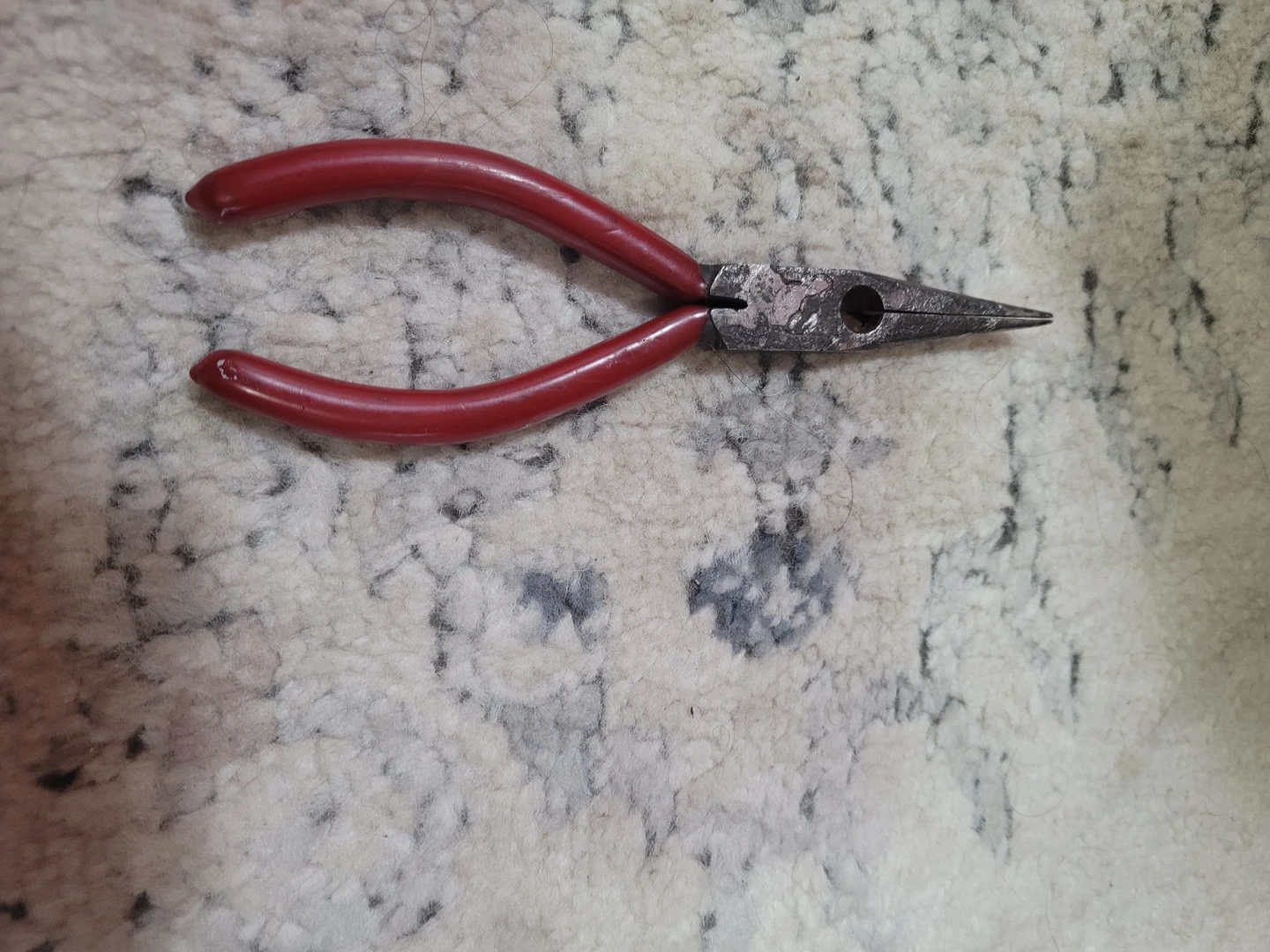 Red Long Nose Pliers