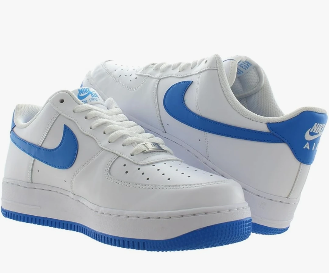 Nike Air Force 1 Low White Blue Men's Sneakers - photo 2