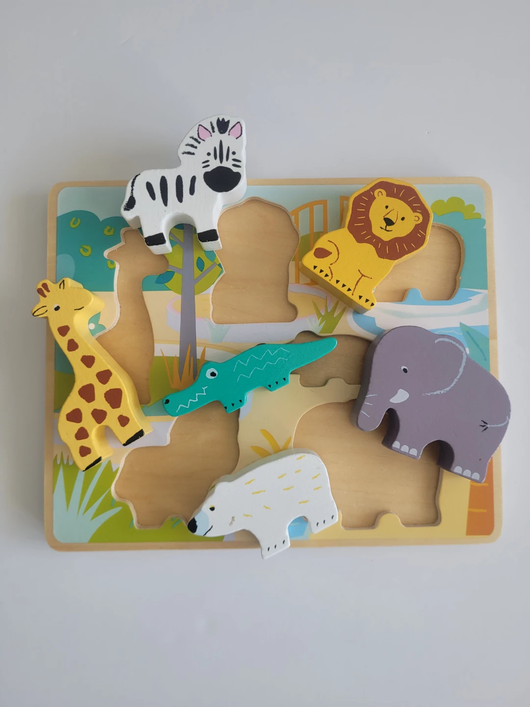 Wooden Animal Puzzle Board - photo 2