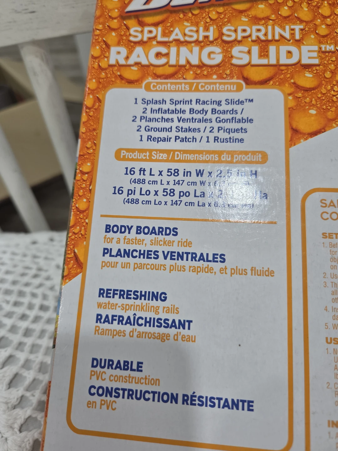 Banzai Splash Sprint Racing Slide Set with Bonus Body Boards - photo 3