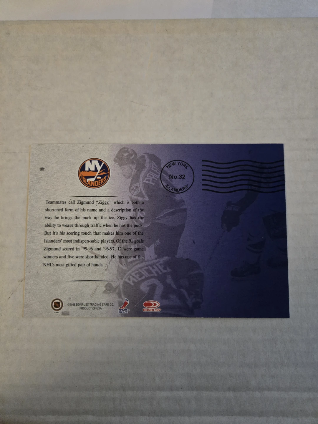 1997-98 Donruss Zigmund Palffy Hockey Card - photo 2