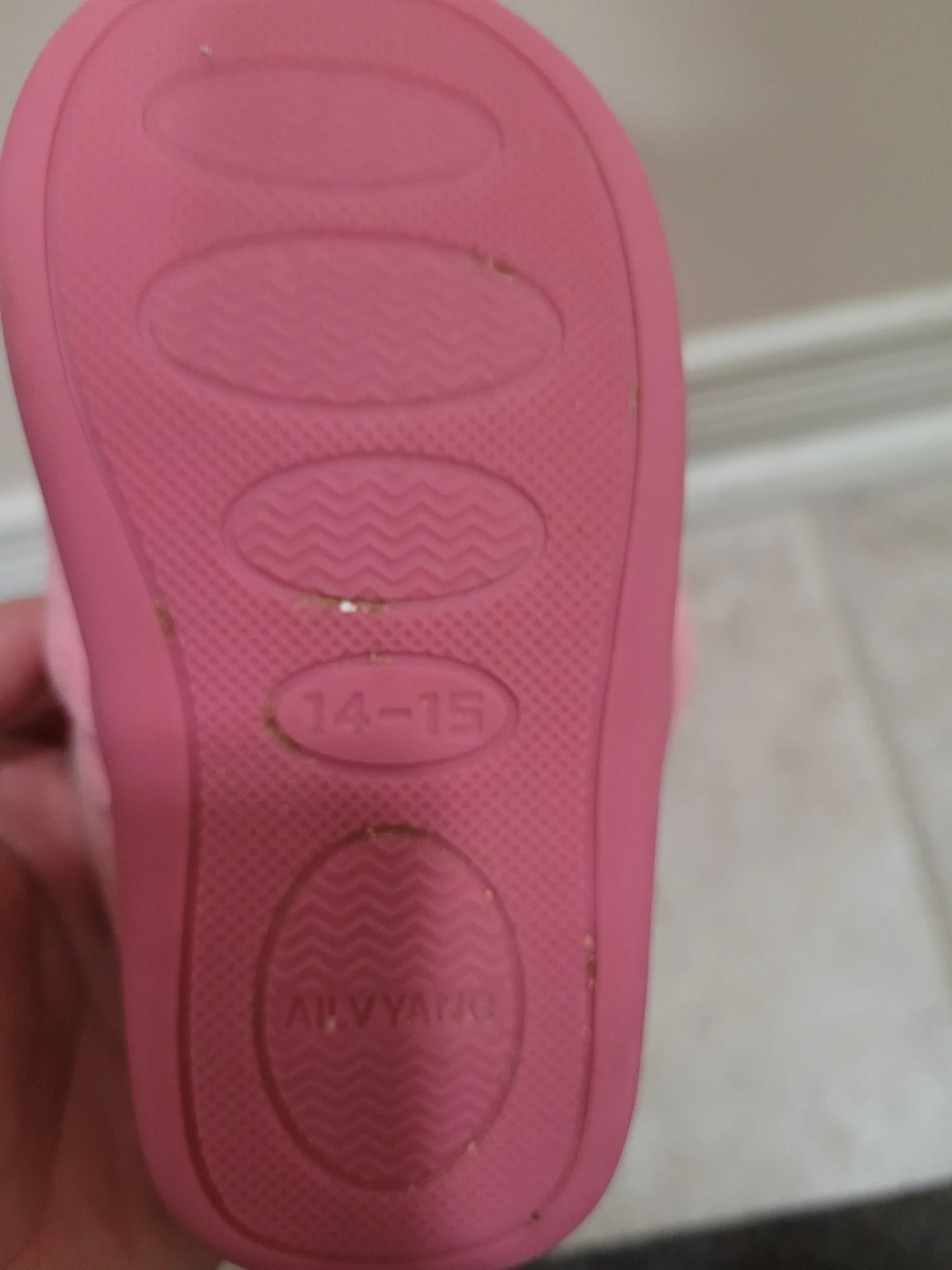 Pink Unicorn & Rainbow Slippers Size 14-15 - photo 2