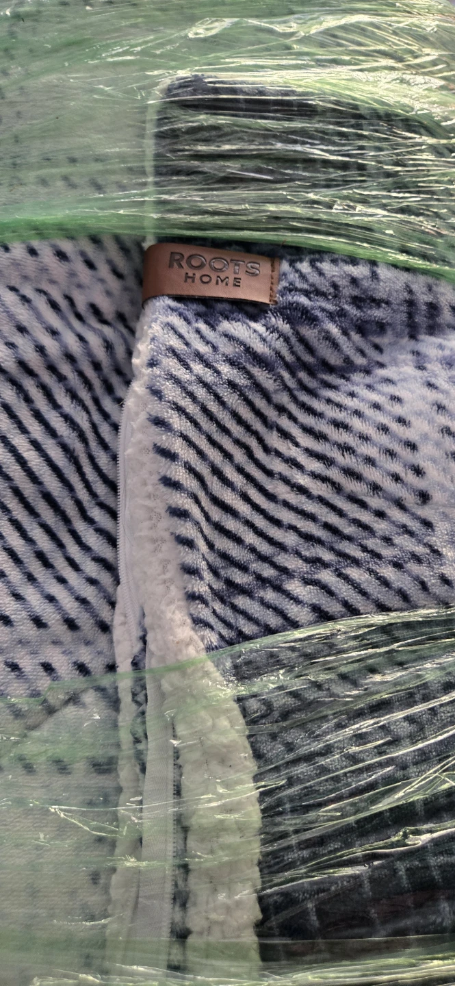 Roots Home Plaid Fleece Blanket