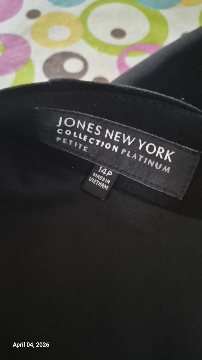 Jones New York Collection Platinum Petite Black Skirt Size 14P - photo 4