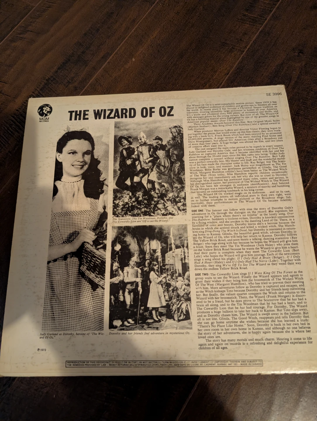 The Wizard of Oz Original Sound Track Album - photo 2
