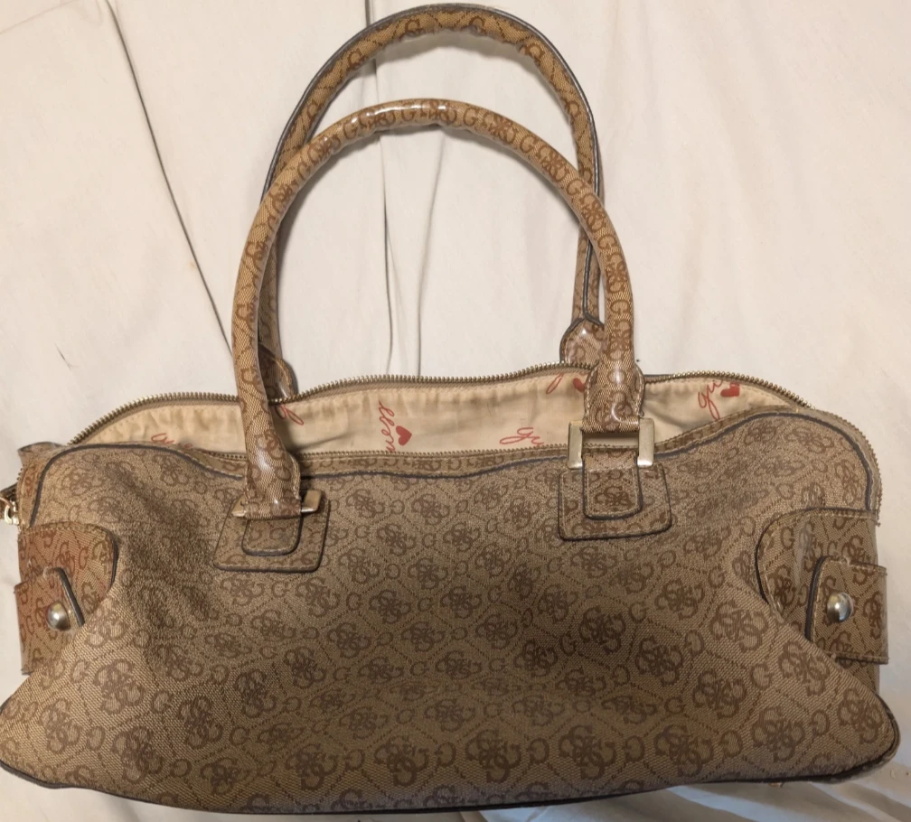 Guess Monogram Satchel Handbag - photo 2