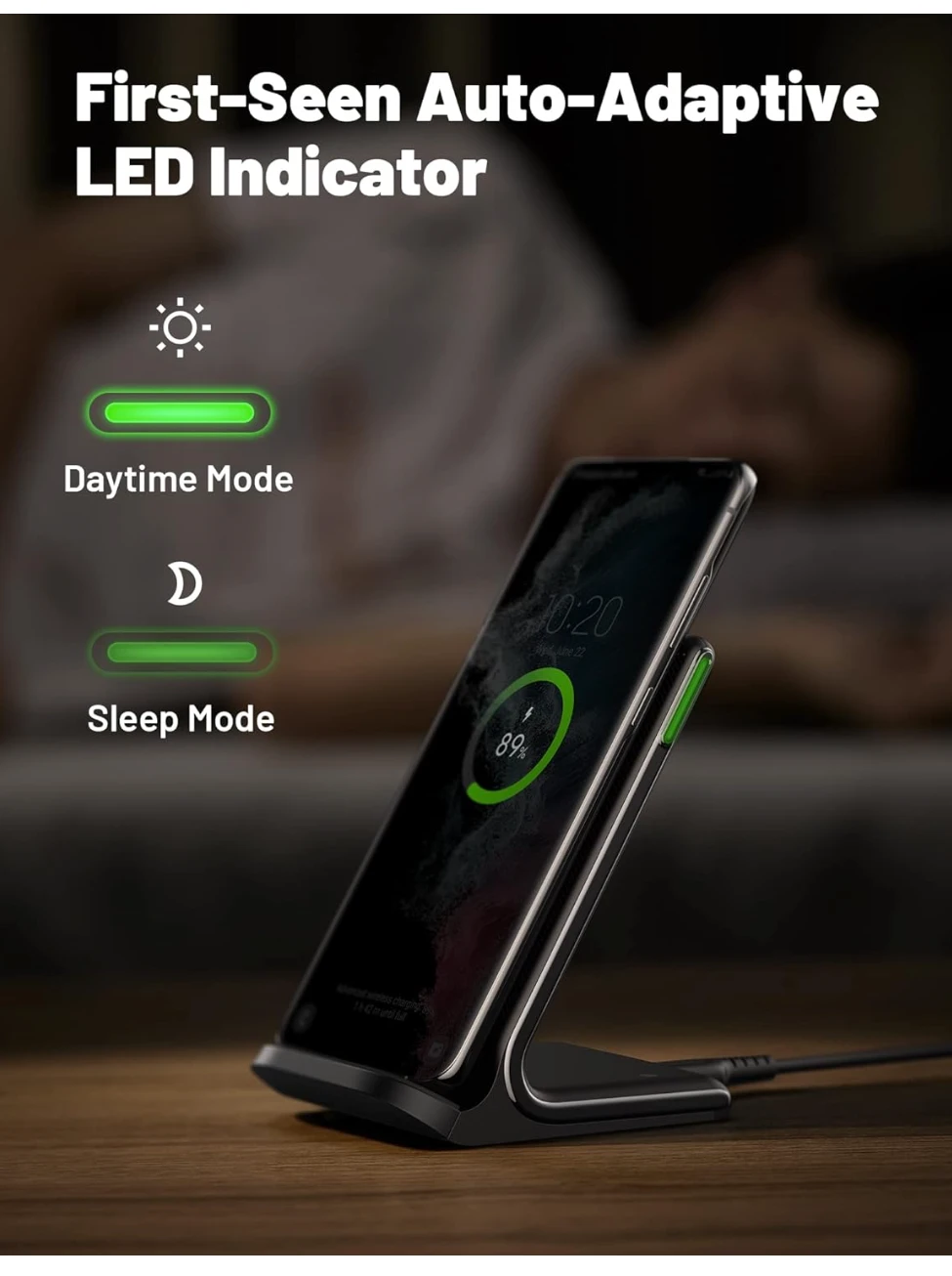 INIU Wireless Charger Stand 15W Max Fast Charging - photo 2
