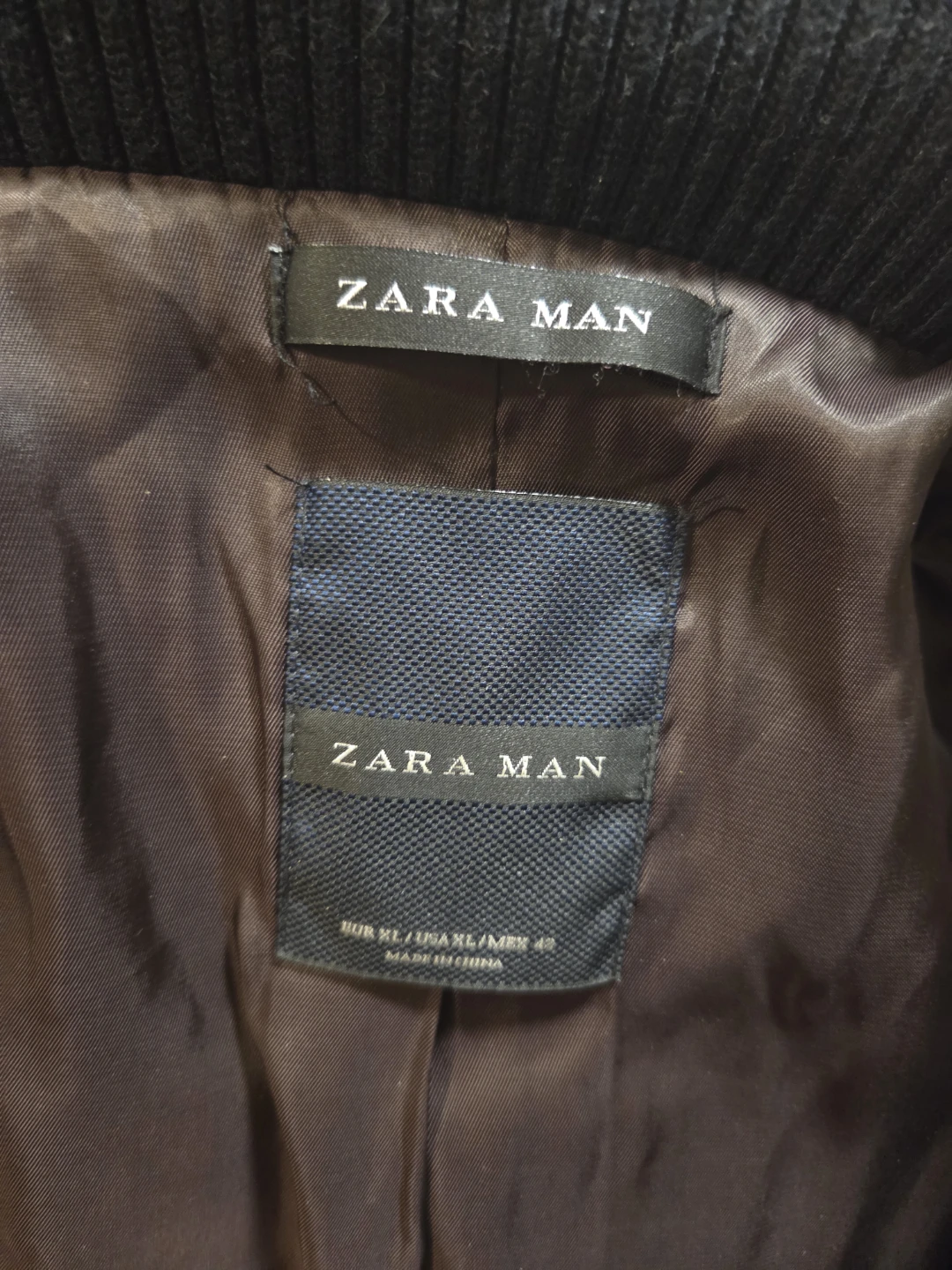Zara Man Navy Duffle Coat - photo 2