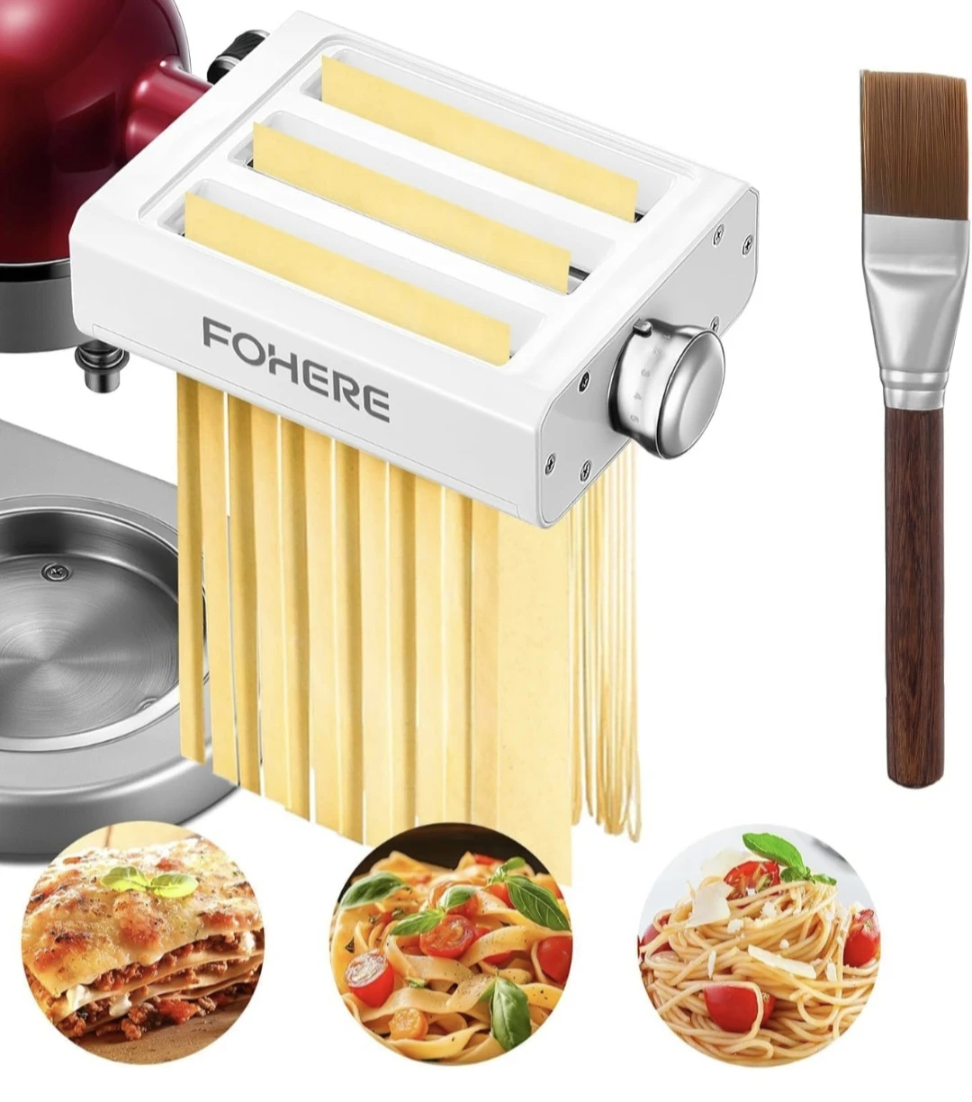 3 in 1 Pasta Maker attachment  7 Gears Adjustable
