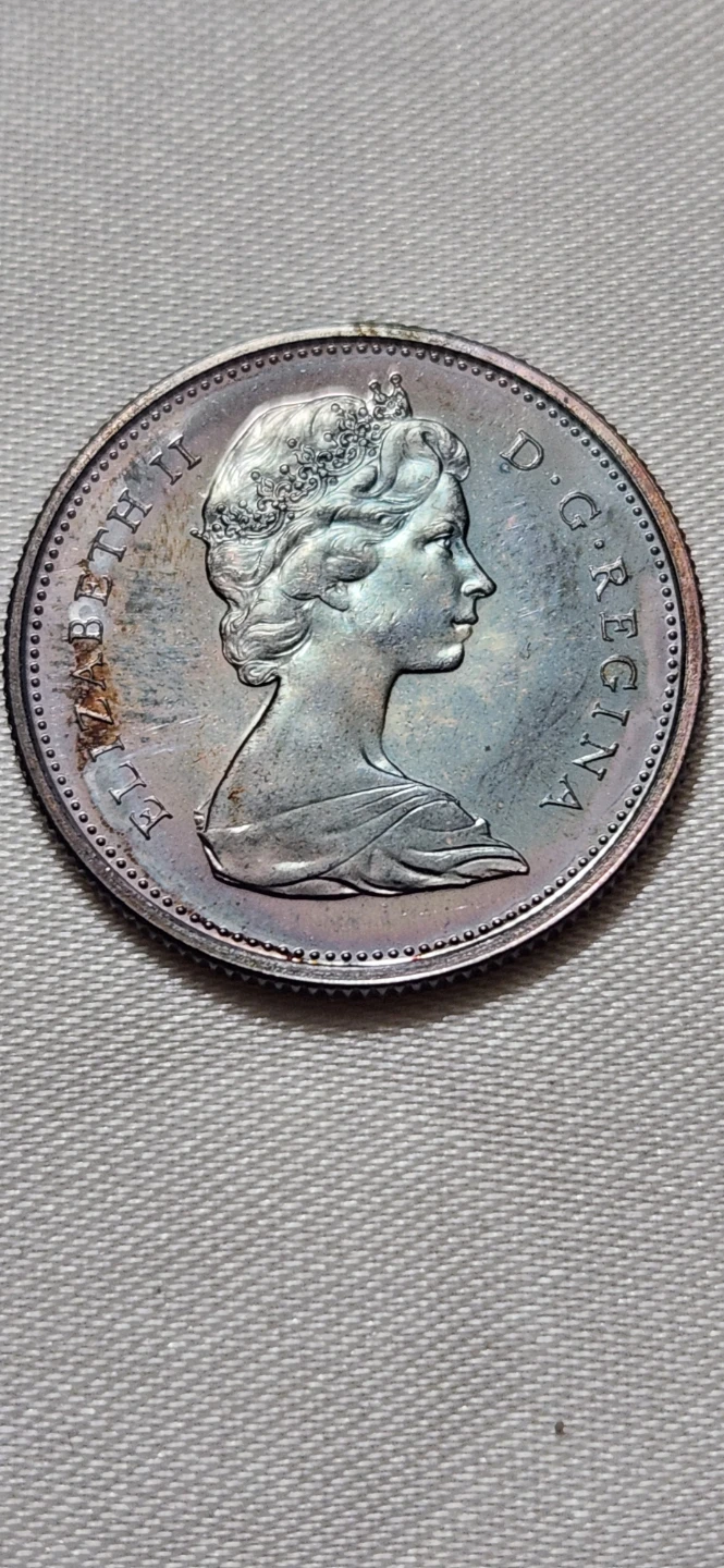 1967 Canada 25 Cents Coin - photo 2