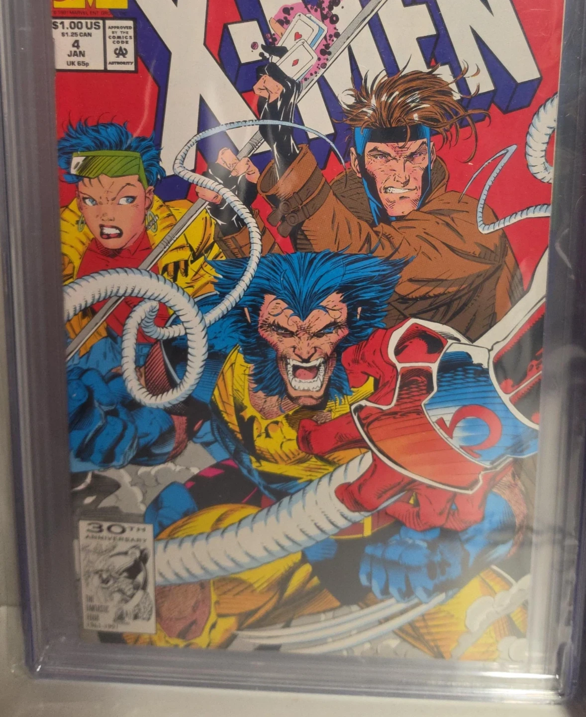X-Men #4 CGC 9.8 White Pages Marvel Comics 1992 - photo 2