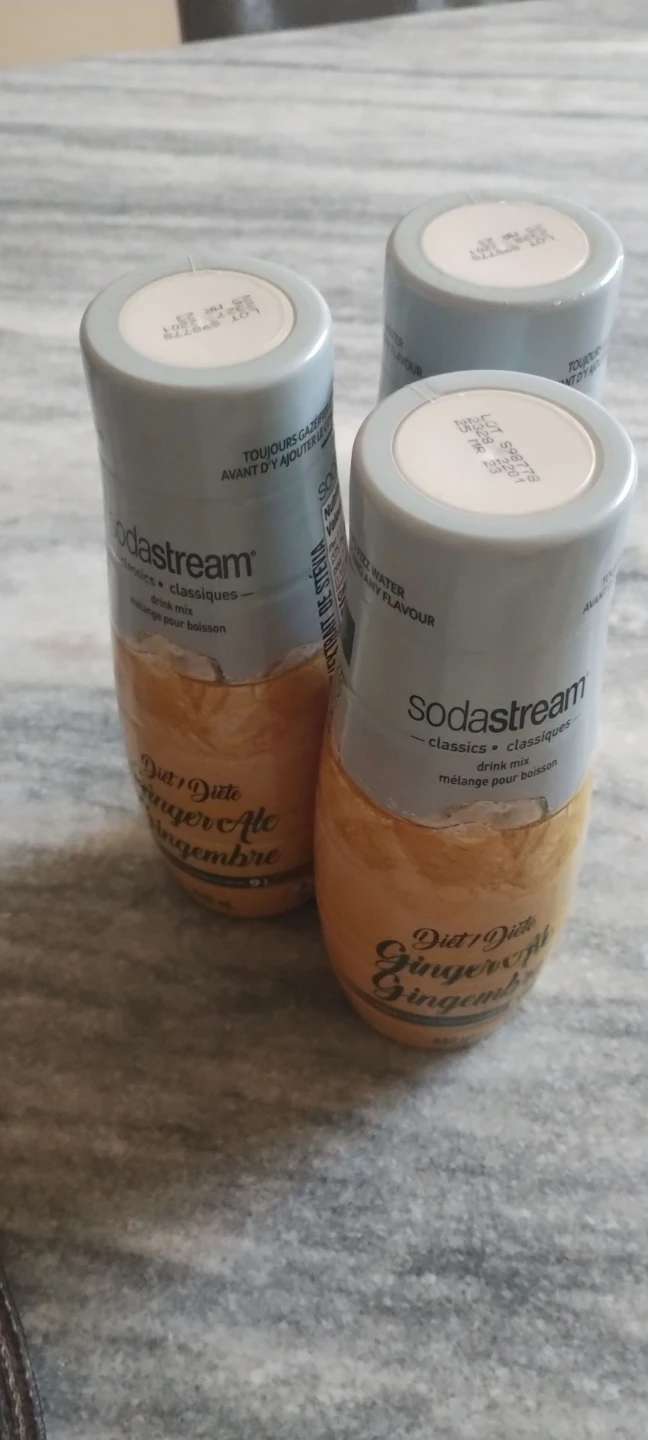 SodaStream Diet Ginger Ale Drink Mix (3 Bottles)🌱