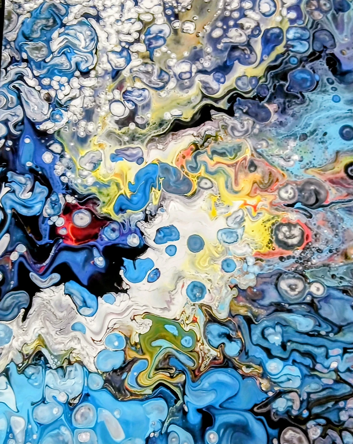 Abstract Fluid Art Painting