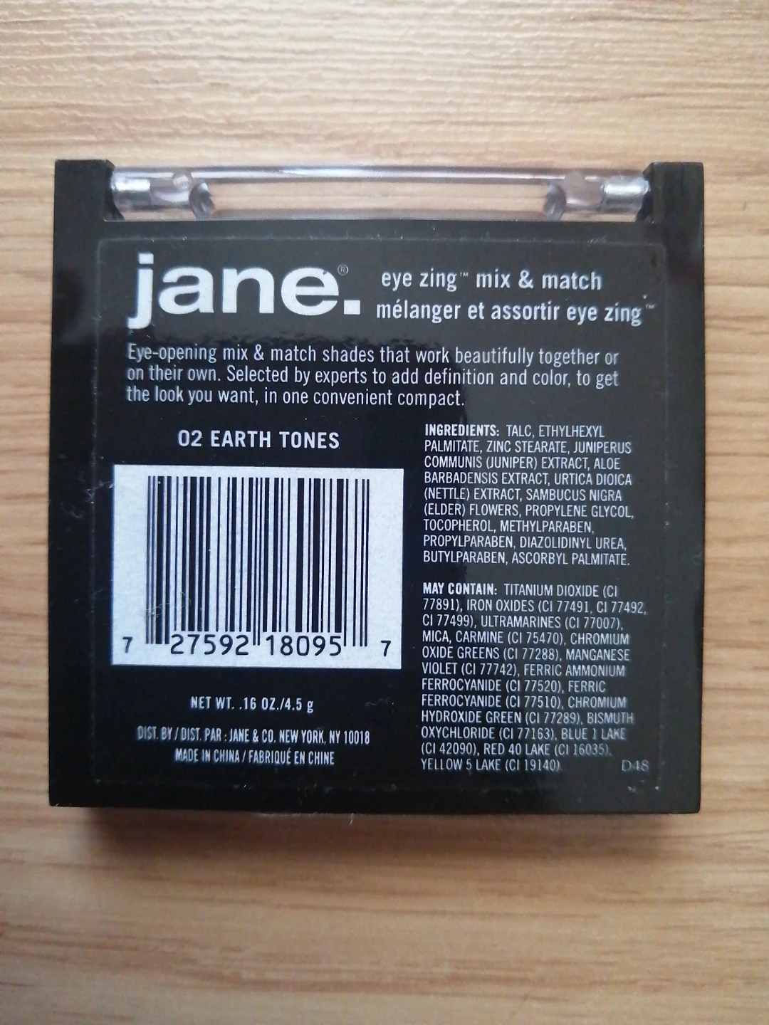 Jane Eye Zing Mix & Match Eyeshadow Palette 02 Earth Tones - photo 2