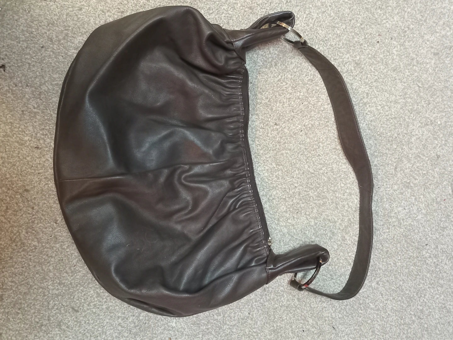 Brown Leather Shoulder Bag