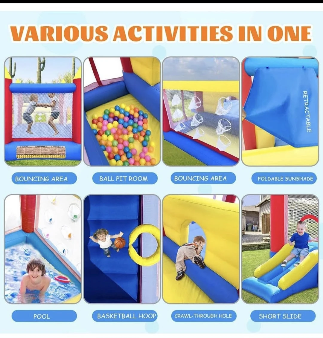 Baralir Inflatable Bounce House Castle with Ball Pit - photo 5