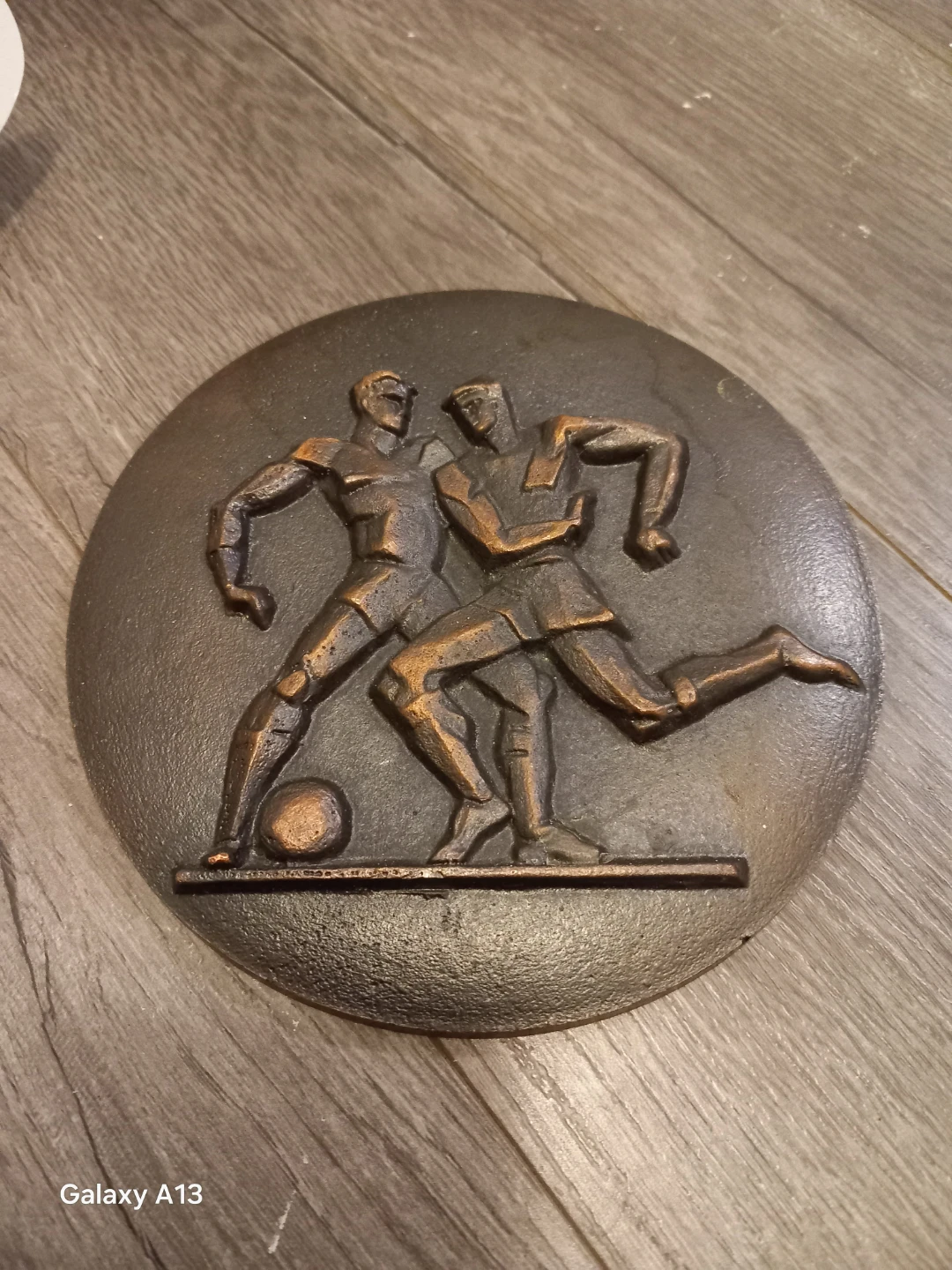 Vintage Football Relief Plaque