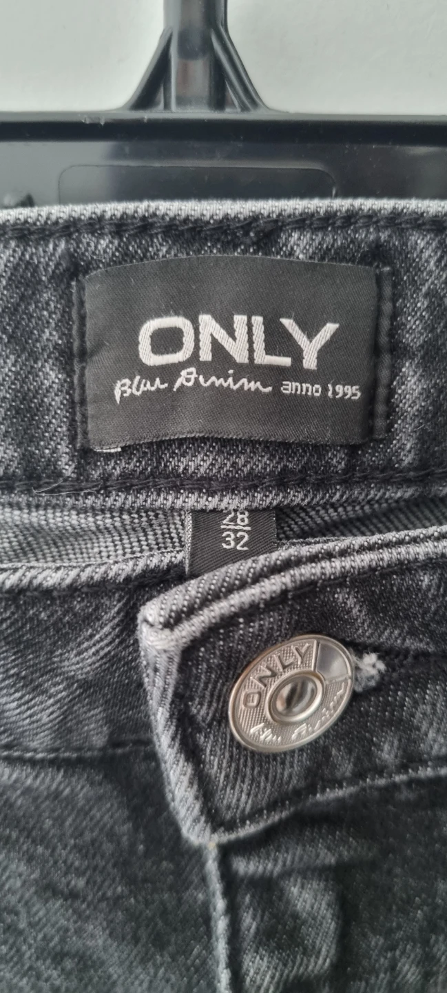 ONLY Blue Denim Cropped Jeans - Grey - Size 28/32 - photo 2