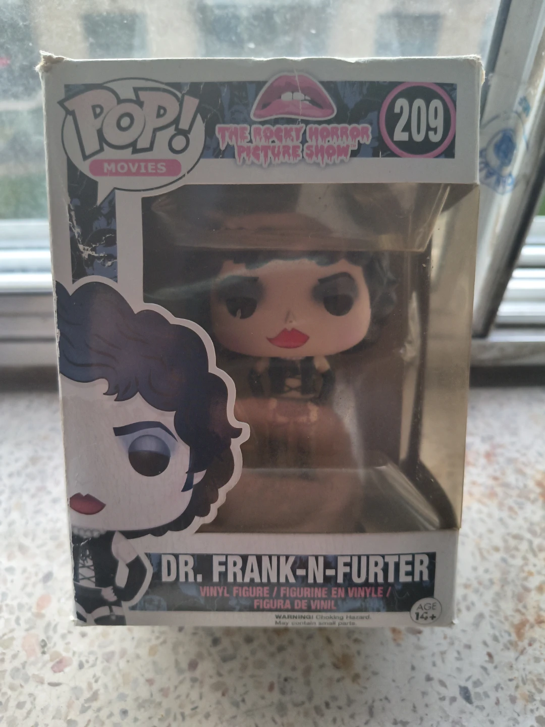 Rare Sun damaged Funko Pop! Dr. Frank-N-Furter #209