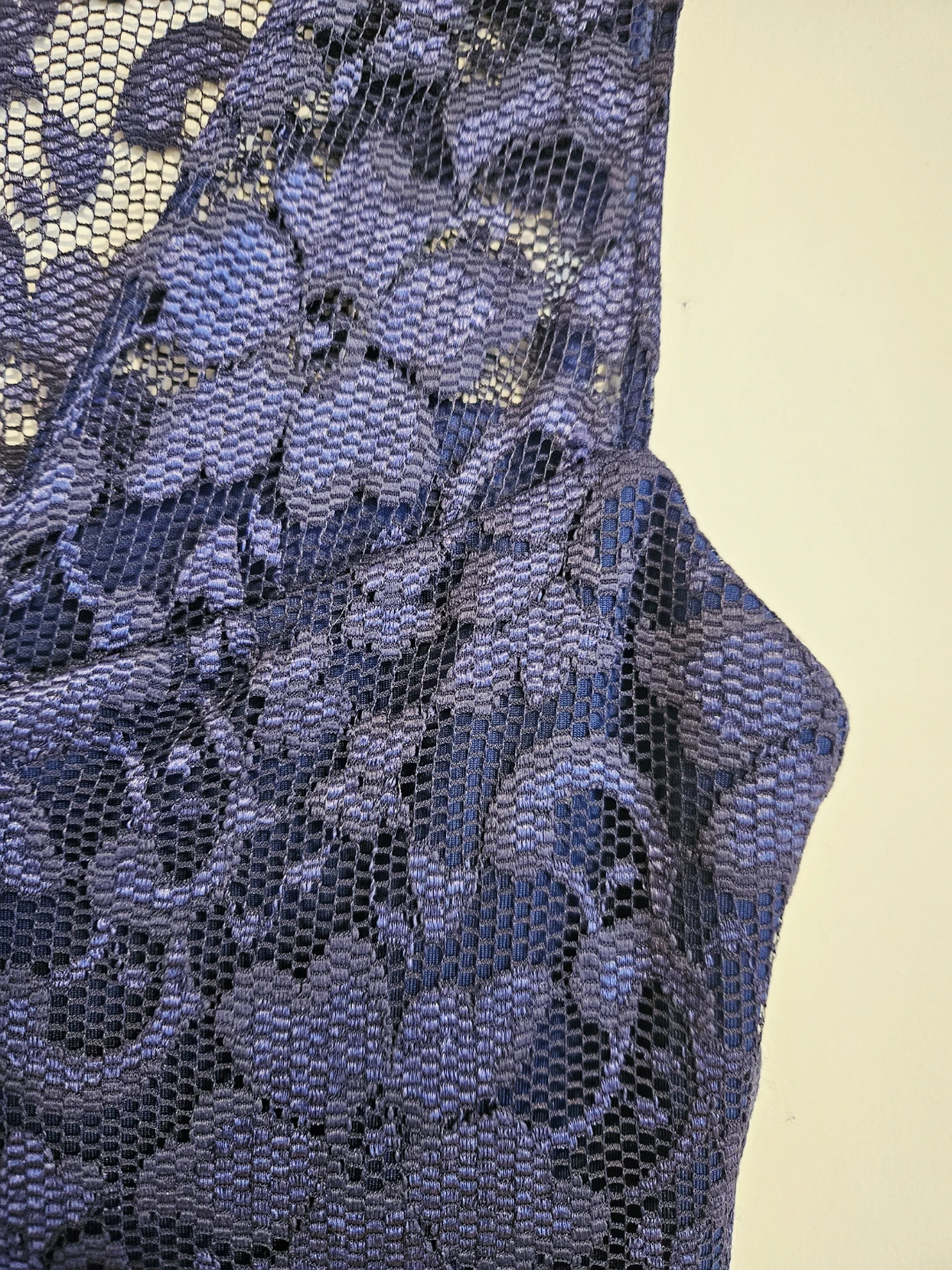 Guess Blue Lace Dress Size 4 - photo 3