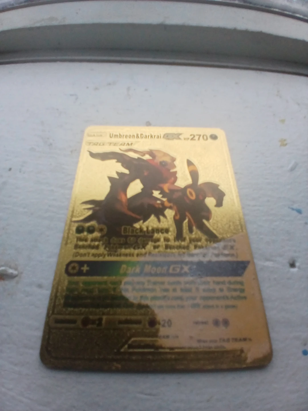 Pokémon Umbreon & Darkrai GX TAG TEAM Card - photo 4