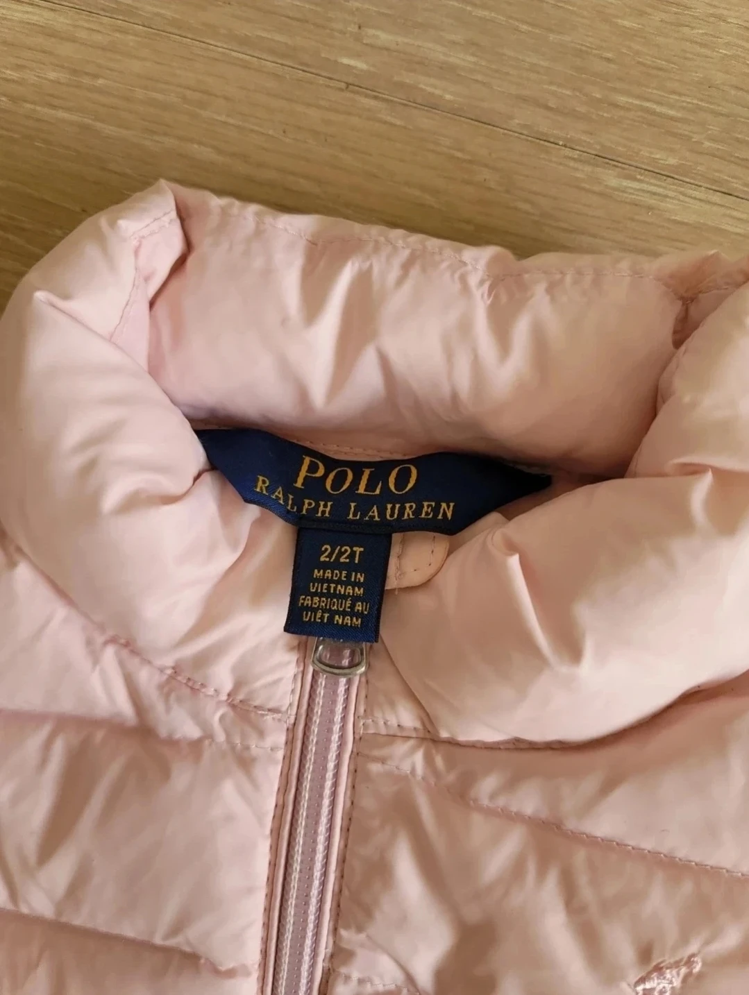 Polo Ralph Lauren Baby Pink Puffer Vest - Size 2T - photo 2