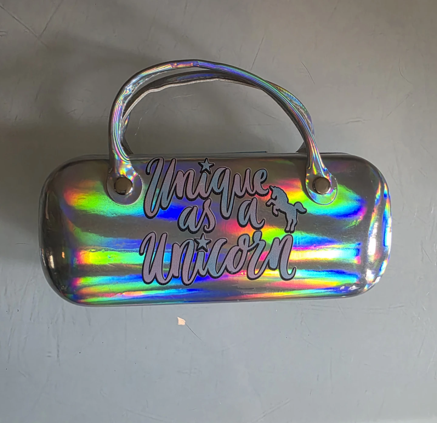 V Kids "Unique as a Unicorn" Iridescent Hard Shell Glasses Case - photo 2