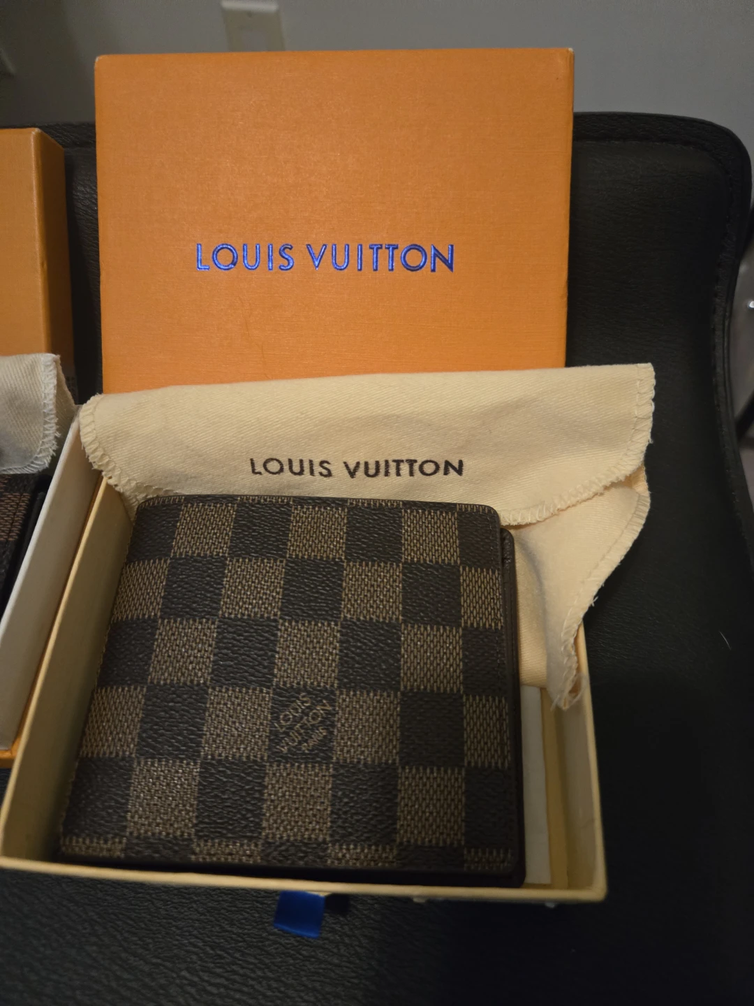 Louis Vuitton card holder and 3 fold wallet set - photo 2
